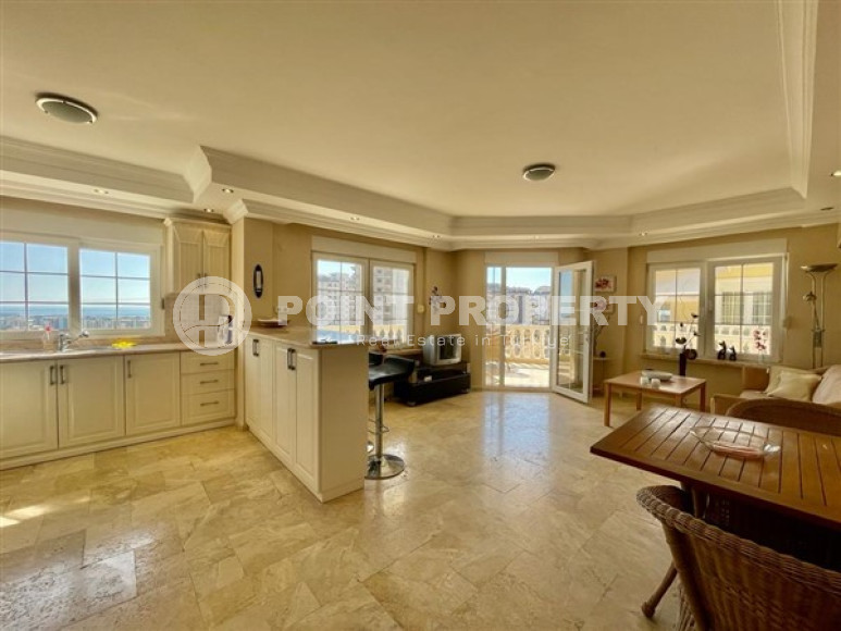 Luxury 3+1 penthouse apartment, 180 m2, private terrace with jacuzzi, Avsallar area-id-1948-photo-3
