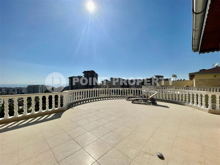 Luxury 3+1 penthouse apartment, 180 m2, private terrace with jacuzzi, Avsallar area-id-1948-photo-14