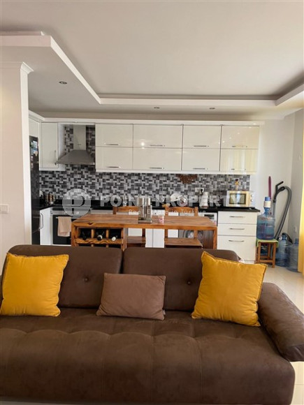 Уютный садовый дуплекс с двумя спальнями, 115м², в резиденции с бассейном в районе Кестель, Алания-id-1949-фото-2