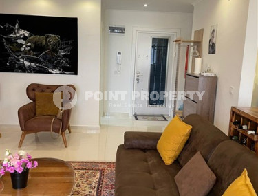 Уютный садовый дуплекс с двумя спальнями, 115м², в резиденции с бассейном в районе Кестель, Алания-id-1949-фото-3