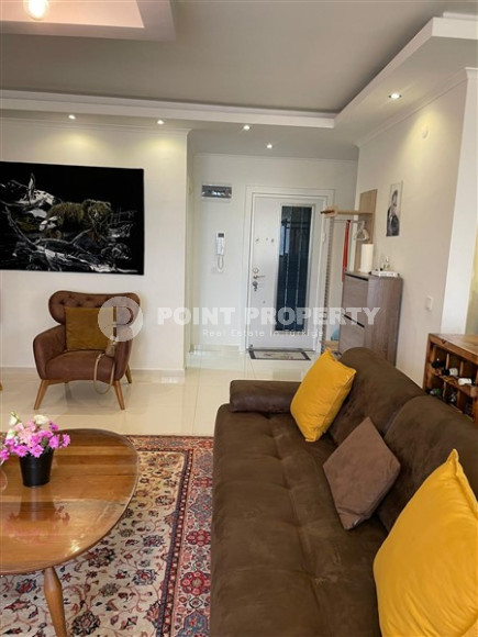 Уютный садовый дуплекс с двумя спальнями, 115м², в резиденции с бассейном в районе Кестель, Алания-id-1949-фото-3