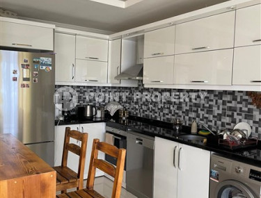 Уютный садовый дуплекс с двумя спальнями, 115м², в резиденции с бассейном в районе Кестель, Алания-id-1949-фото-4