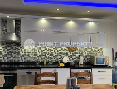 Уютный садовый дуплекс с двумя спальнями, 115м², в резиденции с бассейном в районе Кестель, Алания-id-1949-фото-5