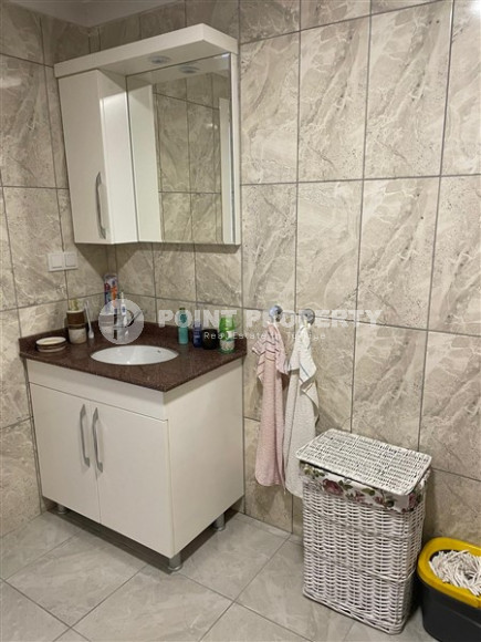 Уютный садовый дуплекс с двумя спальнями, 115м², в резиденции с бассейном в районе Кестель, Алания-id-1949-фото-11