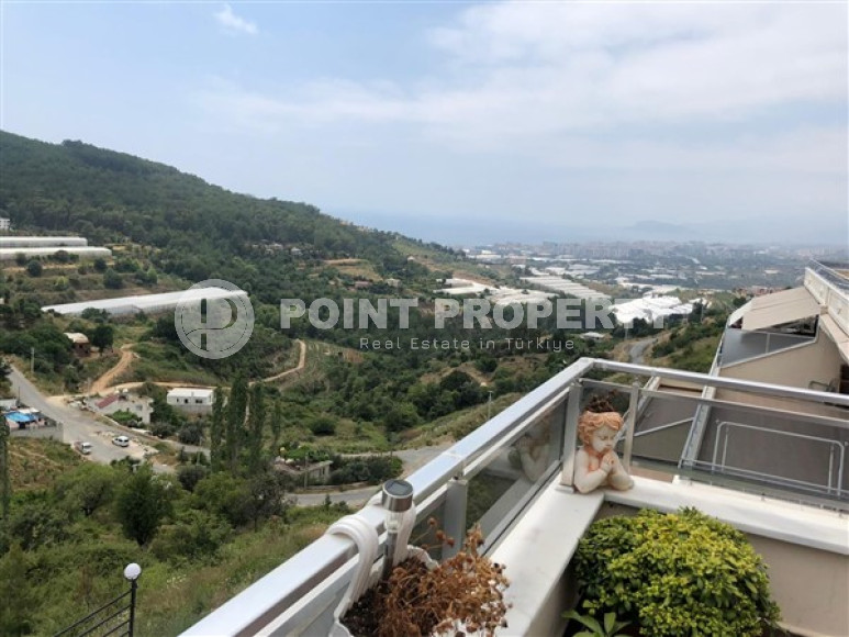 Меблированная квартира с двумя спальнями, 150м², с потрясающими видами в Каргыджаке, Алания-id-1951-фото-2