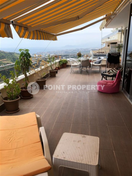 Меблированная квартира с двумя спальнями, 150м², с потрясающими видами в Каргыджаке, Алания-id-1951-фото-12