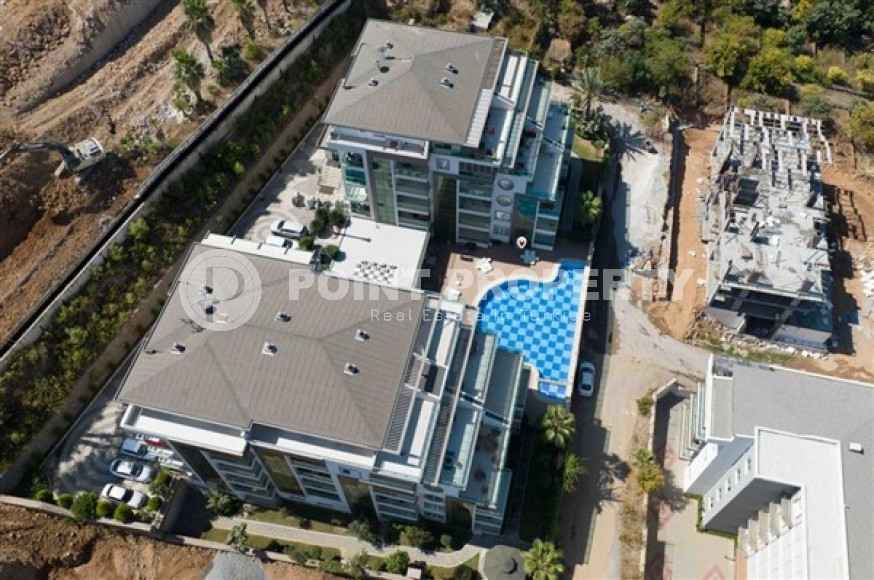 Уютная двухкомнатная квартира, 90м² в комплексе с отличной инфраструктурой в Кестеле, Алания-id-1952-фото-9