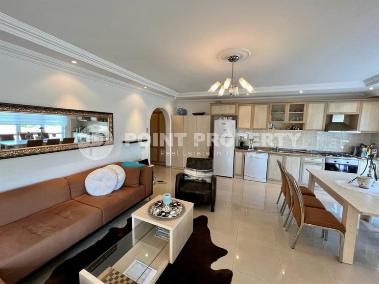 Three-room apartment, apartments with furniture and appliances, apartments close to the sea, apartments 300 m from the sea. Oba district.-id-1137-photo-3