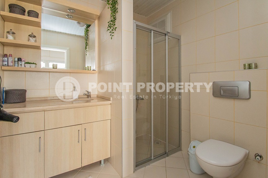 Готовая к проживанию, квартира с двумя спальнями, 100м², в районе Алании Тосмур-id-1953-фото-15