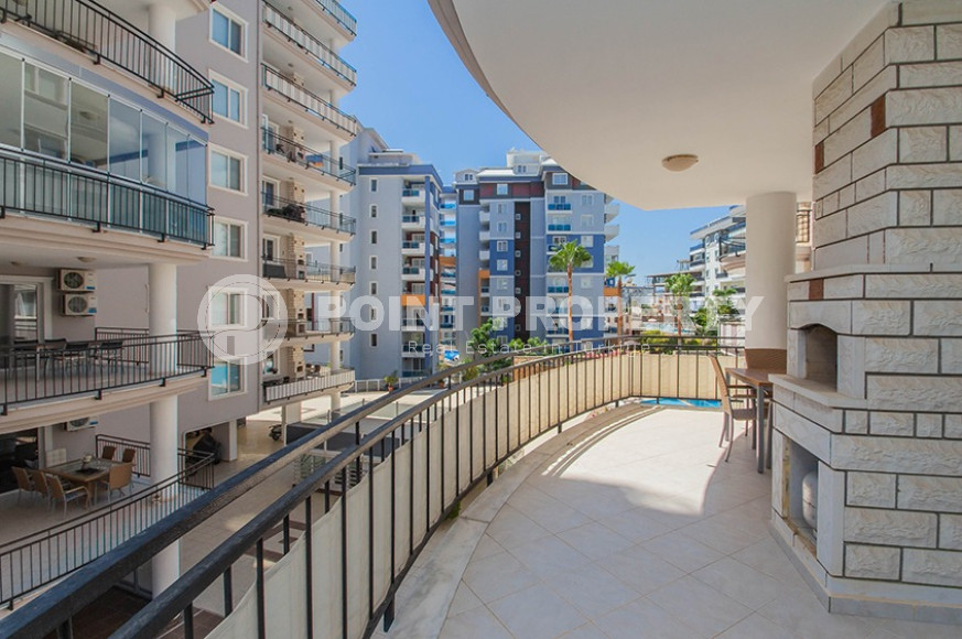 Готовая к проживанию, квартира с двумя спальнями, 100м², в районе Алании Тосмур-id-1953-фото-17