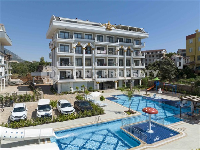 New apartment 1+1, 55m², with mountain views in a premium residence in Alanya - Oba-id-1955-photo-2