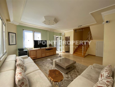 Меблированная трехэтажная вилла 4+2, 230м², в районе Алании Конаклы, в 500м от центра района-id-1958-фото-4