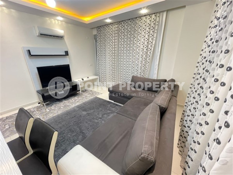 Элегантная двухкомнатная квартира, 70м², в комплексе премиум класса в 150м от моря в Кестеле, Алания-id-1959-фото-2