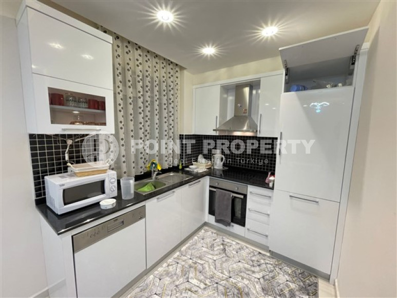 Элегантная двухкомнатная квартира, 70м², в комплексе премиум класса в 150м от моря в Кестеле, Алания-id-1959-фото-3