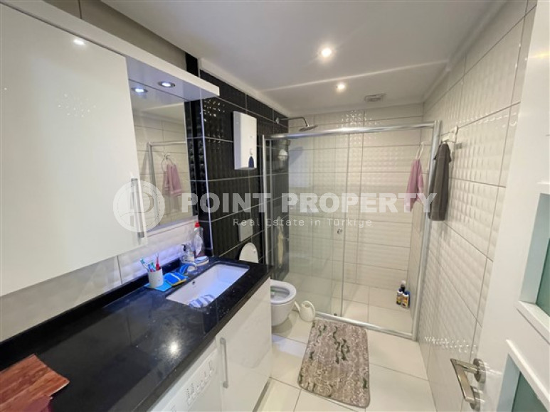 Элегантная двухкомнатная квартира, 70м², в комплексе премиум класса в 150м от моря в Кестеле, Алания-id-1959-фото-5