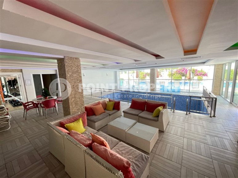 Элегантная двухкомнатная квартира, 70м², в комплексе премиум класса в 150м от моря в Кестеле, Алания-id-1959-фото-25