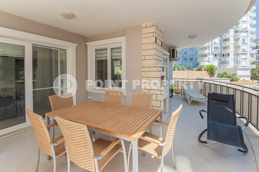 Furnished three-room apartment, 100m², in a cozy complex with infrastructure in Alanya Tosmur area-id-1961-photo-10