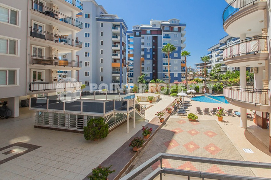 Furnished three-room apartment, 100m², in a cozy complex with infrastructure in Alanya Tosmur area-id-1961-photo-13