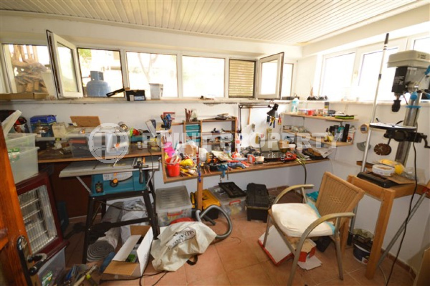 Вилла с тремя спальнями, 130м², в коттеджном поселке в районе Алании Демирташ, в 50м от моря-id-1962-фото-12