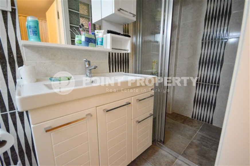 Вилла с тремя спальнями, 130м², в коттеджном поселке в районе Алании Демирташ, в 50м от моря-id-1962-фото-14