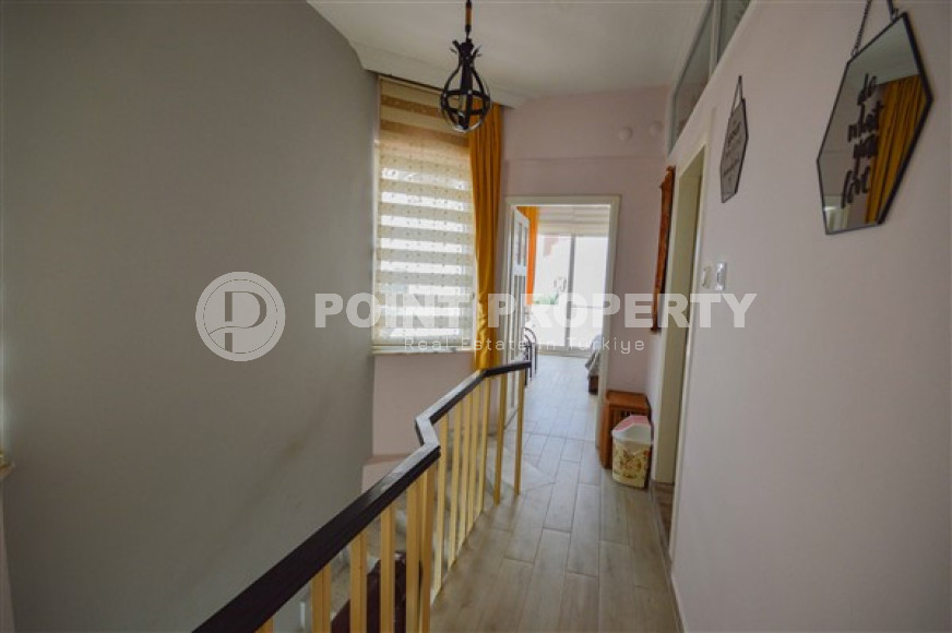 Вилла с тремя спальнями, 130м², в коттеджном поселке в районе Алании Демирташ, в 50м от моря-id-1962-фото-15