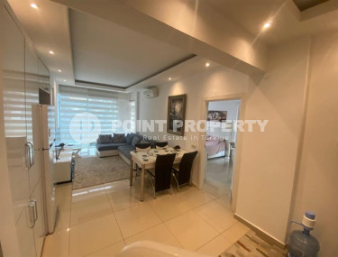 Готовая к проживанию, двухкомнатная квартира, 68м², в 450м от пляжа Клеопатры, Алания-id-1964-фото-5