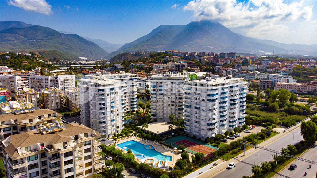 Квартира 2+1, 110м², с видом на закат и Аланийскую крепость на первой береговой линии в Тосмуре, Алания-id-1970-фото-2