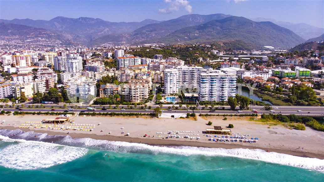 Квартира 2+1, 110м², с видом на закат и Аланийскую крепость на первой береговой линии в Тосмуре, Алания-id-1970-фото-3