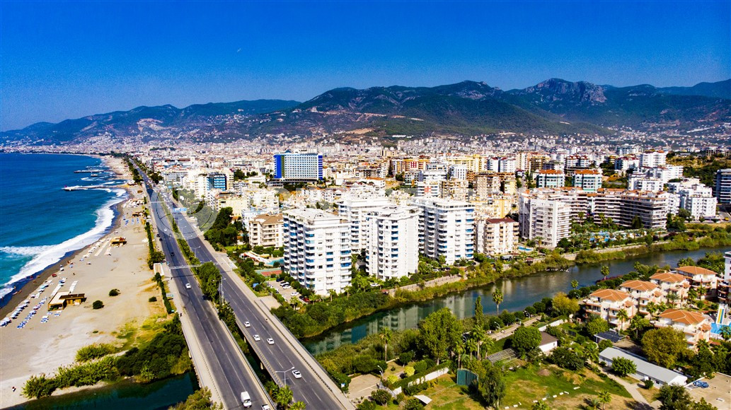 Квартира 2+1, 110м², с видом на закат и Аланийскую крепость на первой береговой линии в Тосмуре, Алания-id-1970-фото-6