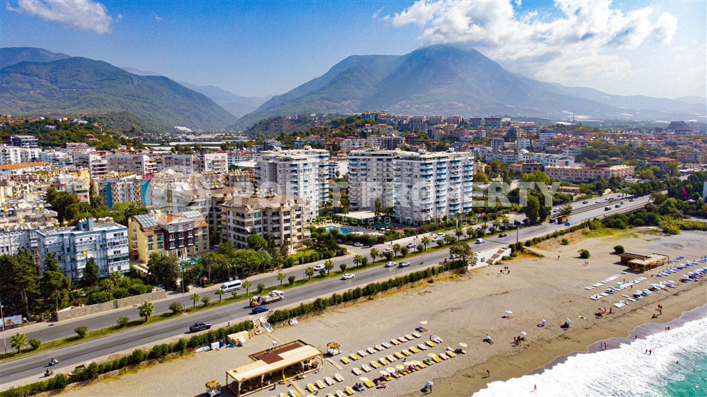 Квартира 2+1, 110м², с видом на закат и Аланийскую крепость на первой береговой линии в Тосмуре, Алания-id-1970-фото-10