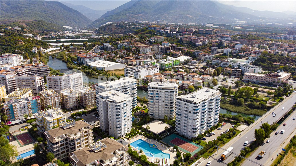 Квартира 2+1, 110м², с видом на закат и Аланийскую крепость на первой береговой линии в Тосмуре, Алания-id-1970-фото-12