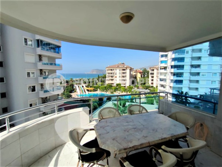 Квартира 2+1, 110м², с видом на закат и Аланийскую крепость на первой береговой линии в Тосмуре, Алания-id-1970-фото-31