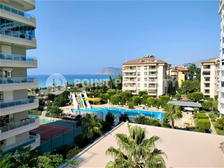 Квартира 2+1, 110м², с видом на закат и Аланийскую крепость на первой береговой линии в Тосмуре, Алания-id-1970-фото-37