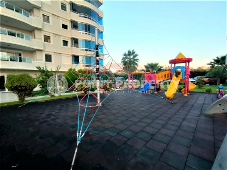 Квартира 2+1, 110м², с видом на закат и Аланийскую крепость на первой береговой линии в Тосмуре, Алания-id-1970-фото-38