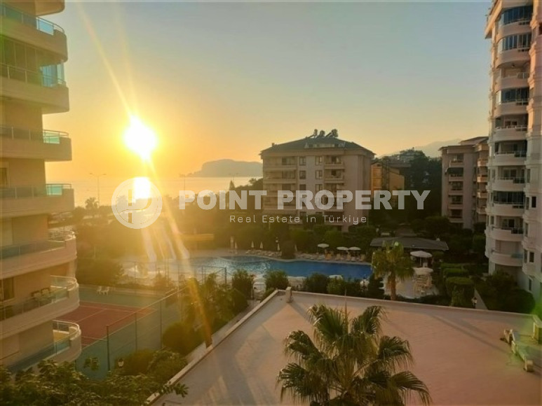 Квартира 2+1, 110м², с видом на закат и Аланийскую крепость на первой береговой линии в Тосмуре, Алания-id-1970-фото-39