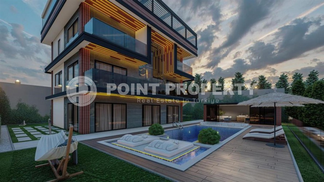 Элитная вилла 4+2, 424м² с земельным участком 600м², в элитном районе Алании Бекташ, в 3,5км от моря-id-1972-фото-1