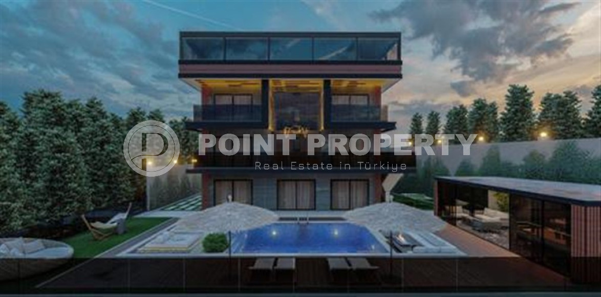 Элитная вилла 4+2, 424м² с земельным участком 600м², в элитном районе Алании Бекташ, в 3,5км от моря-id-1972-фото-5