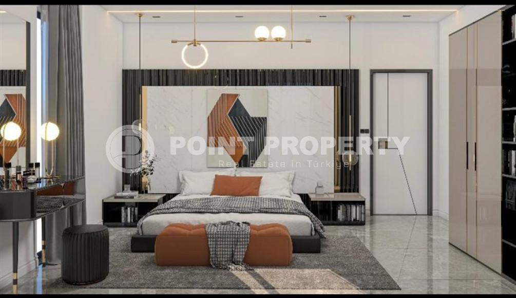 Элитная вилла 4+2, 424м² с земельным участком 600м², в элитном районе Алании Бекташ, в 3,5км от моря-id-1972-фото-6