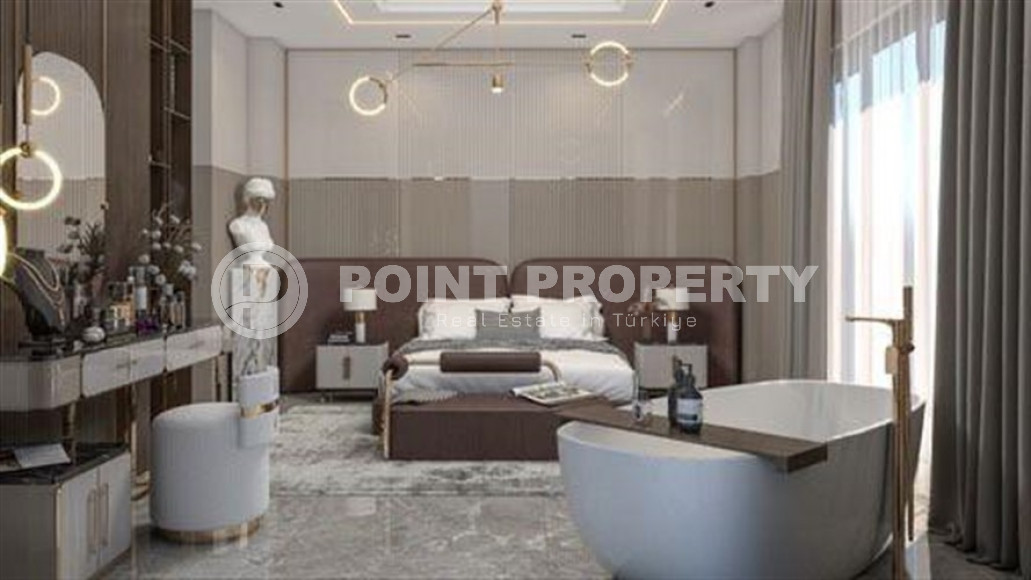 Элитная вилла 4+2, 424м² с земельным участком 600м², в элитном районе Алании Бекташ, в 3,5км от моря-id-1972-фото-7