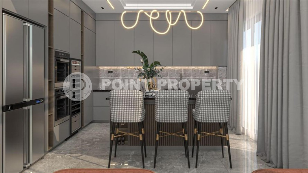 Элитная вилла 4+2, 424м² с земельным участком 600м², в элитном районе Алании Бекташ, в 3,5км от моря-id-1972-фото-13