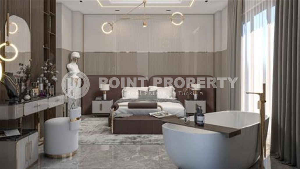 Элитная вилла 4+2, 424м² с земельным участком 600м², в элитном районе Алании Бекташ, в 3,5км от моря-id-1972-фото-16