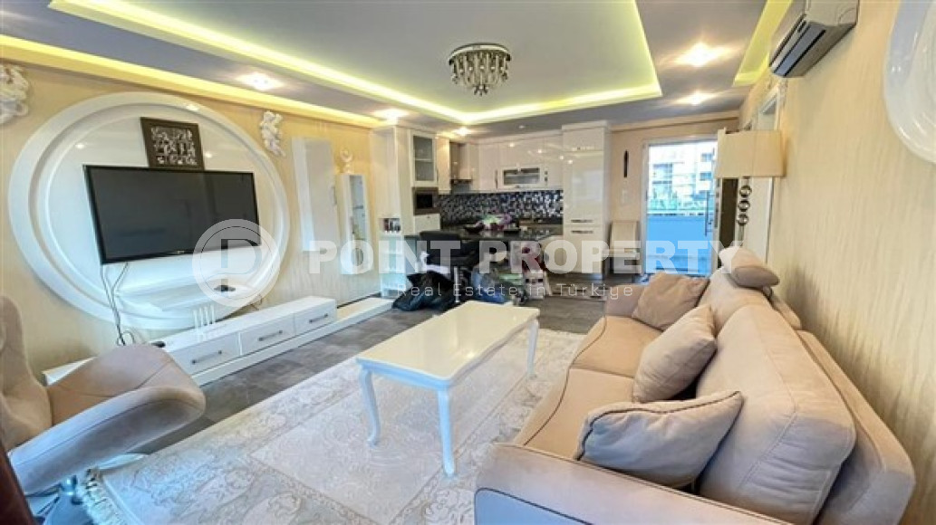 Просторная двухкомнатная квартира с мебелью, 100 метров до моря, район Кестель-id-1974-фото-5