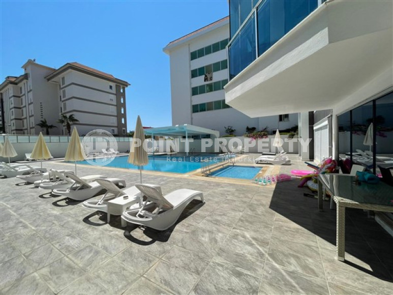 Просторная двухкомнатная квартира с мебелью, 100 метров до моря, район Кестель-id-1974-фото-15