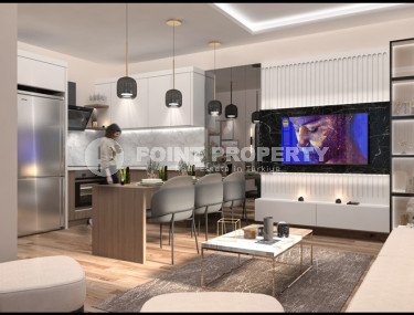 Проект на этапе котлована с квартирами 2+1, 110 м2 в районе Томюк в Мерсине-id-1975-фото-3