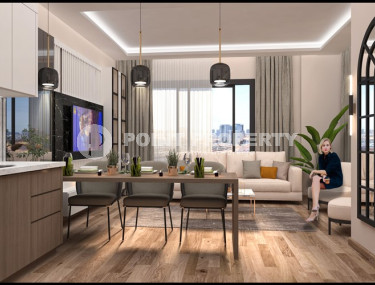 Проект на этапе котлована с квартирами 2+1, 110 м2 в районе Томюк в Мерсине-id-1975-фото-5