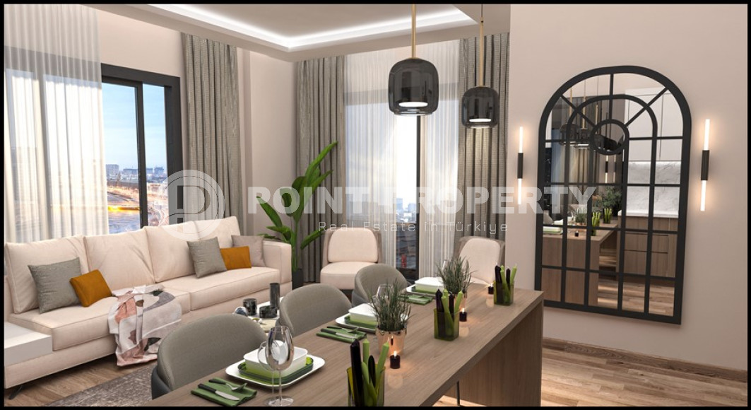 Проект на этапе котлована с квартирами 2+1, 110 м2 в районе Томюк в Мерсине-id-1975-фото-8