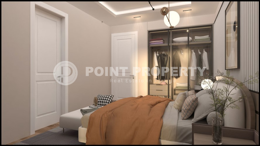 Проект на этапе котлована с квартирами 2+1, 110 м2 в районе Томюк в Мерсине-id-1975-фото-11