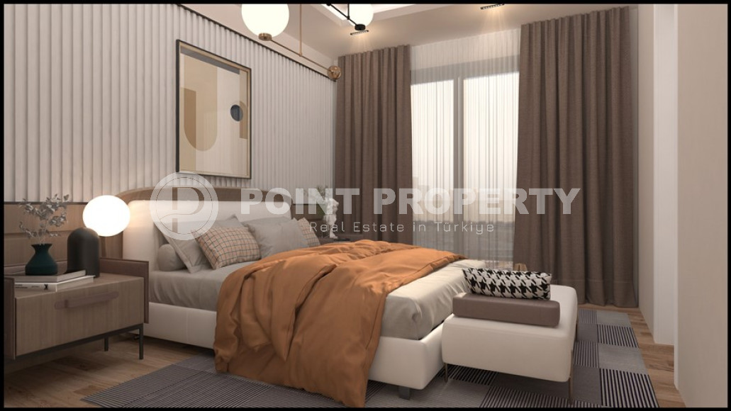 Проект на этапе котлована с квартирами 2+1, 110 м2 в районе Томюк в Мерсине-id-1975-фото-13