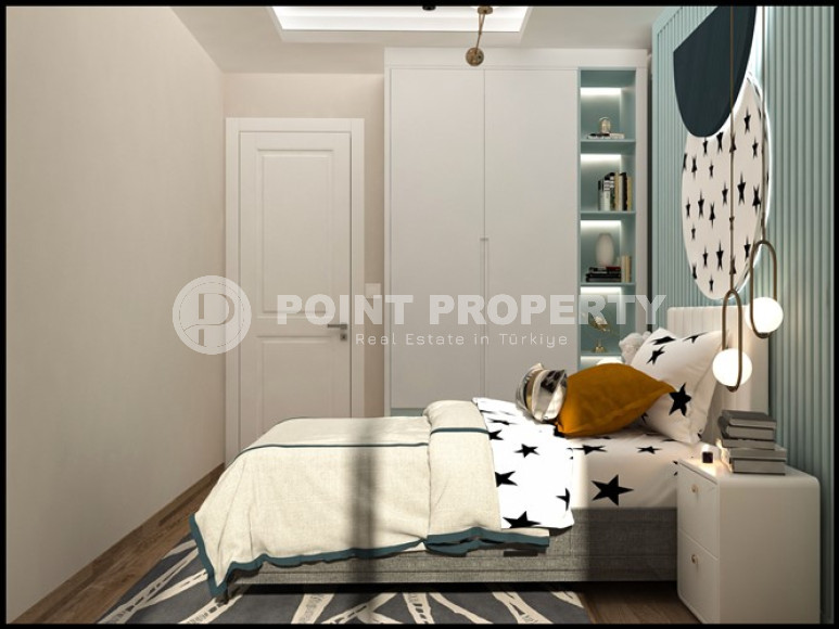 Проект на этапе котлована с квартирами 2+1, 110 м2 в районе Томюк в Мерсине-id-1975-фото-14