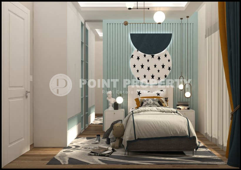 Проект на этапе котлована с квартирами 2+1, 110 м2 в районе Томюк в Мерсине-id-1975-фото-15